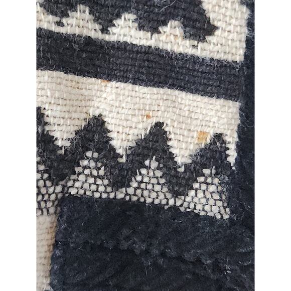 Agapo Blazer Women's L Short Woven Aztec Design Collared Boho Career VTG *Flaw - Picture 5 of 8